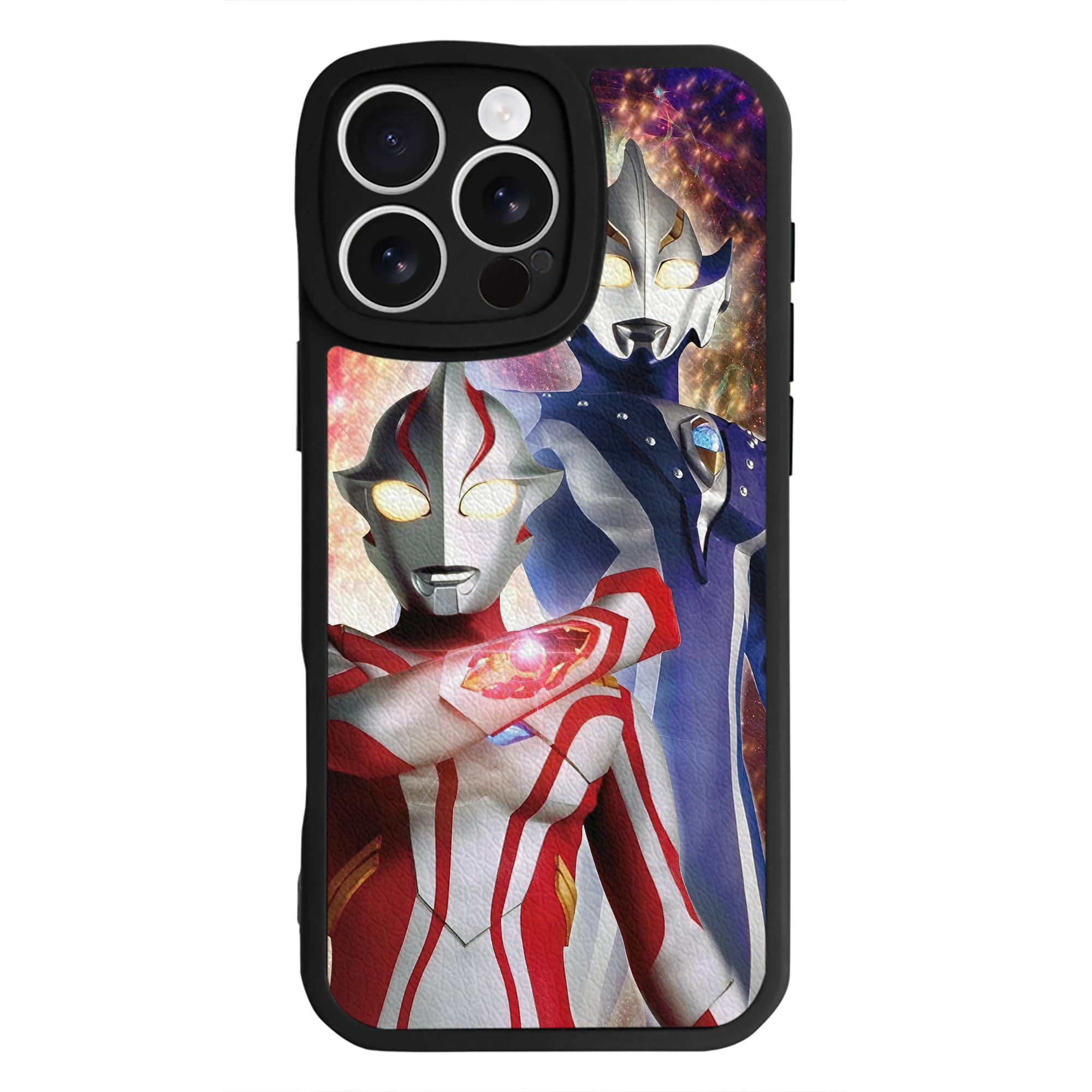 （画像用） ウルトラマン Ultraman 【iPhone 16シリーズ対応】シリコンスマホケース（レザー調） 材質：シリコン